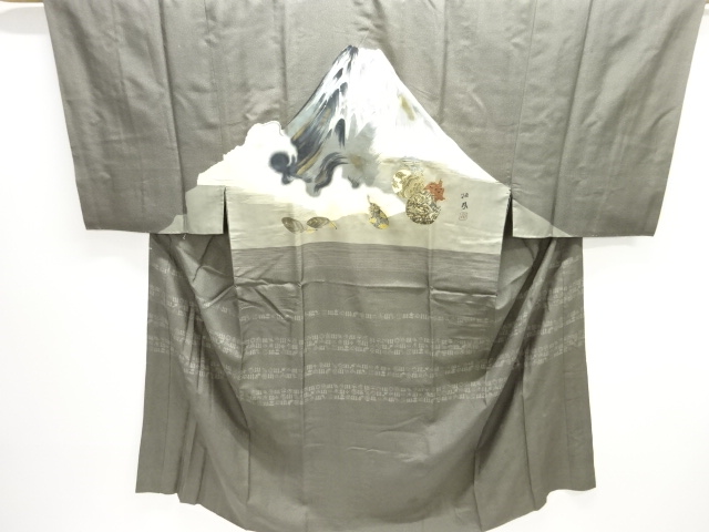 JAPANESE KIMONO / ANTIQUE MENS JUBAN / SILK / HATSUYUME
